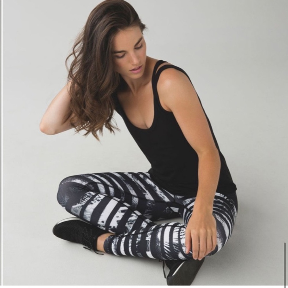 Lululemon Shady palms Wunder under Leggings